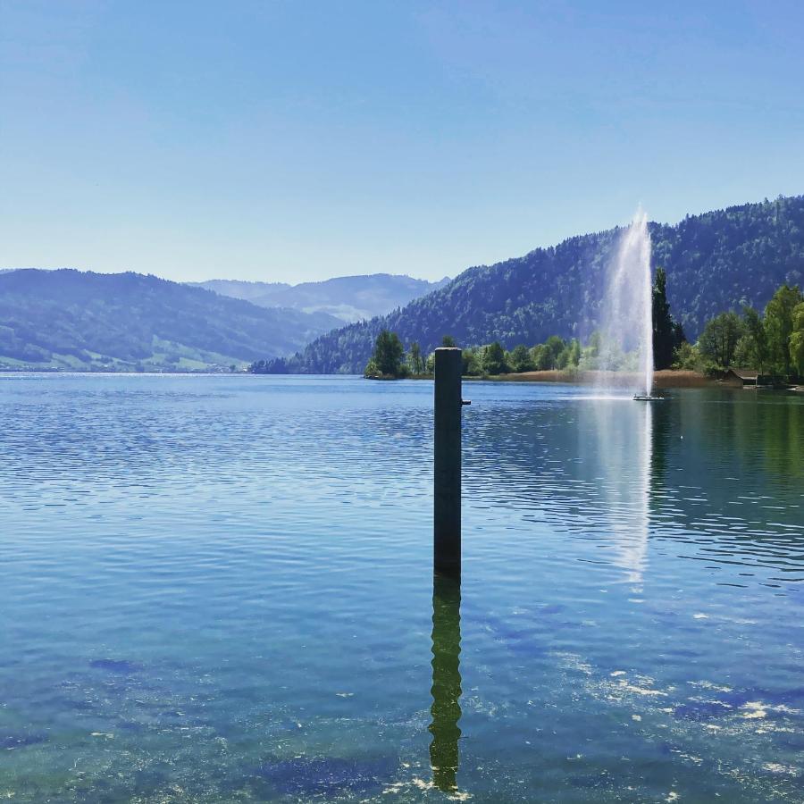 Seminarhotel Am Aegerisee Unterägeri Buitenkant foto