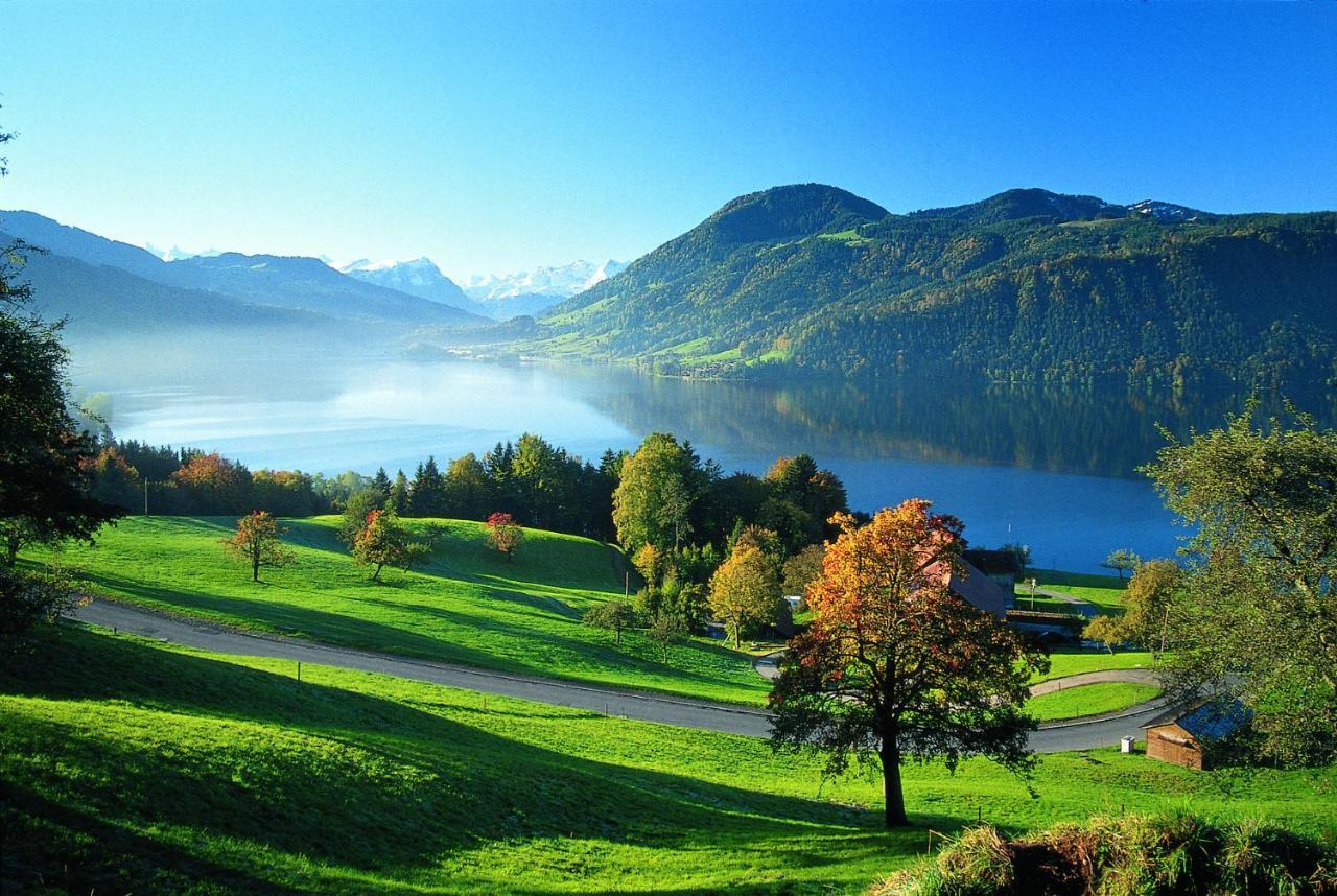 Seminarhotel Am Aegerisee Unterägeri Buitenkant foto
